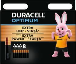 Duracell Optimum mikroelem AAA 8db/csomag (D6OO02)
