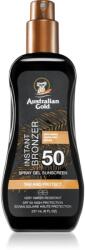 Australian Gold Spray Gel Sunscreen With Instant Bronzer spray pentru bronzat SPF 50 237 ml