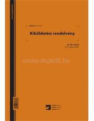  B. 18-73/UJ A4 25x2lapos álló "Kiküldetési rendelvény" nyomtatvány (EGYEB_BELFOLDI_B. 18-73/UJ) (EGYEB_BELFOLDI_B.18-73/UJ)