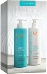 Moroccanoil Duo Kit festett haj ápolásához: sampon, 500 ml + Color Care balzsam, 500 ml