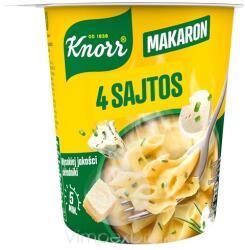  Knorr snack tészta 66g 4 sajtos szósszal