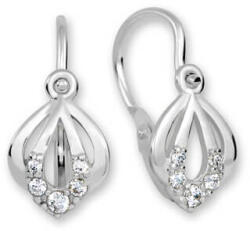 Soliter Brilio Bájos fehér arany fülbevaló színtiszta kristályokkal 239 001 00728 07