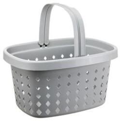 NHG IRIS Seoul bevásárló kosár fogóval, szürke (NHG_60450807) (NHG_60450807)