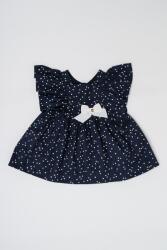 Original Marines Original Marines, Bővülő ruha masnirátéttel, Fehér, Sötétkék, 80 CM (DEP1087NF-193924TCX-9-12M)