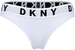 DKNY DKNY, Logós derékpántos bugyi, Fehér, XL (8043DK4513-DLV-XL)