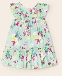 Mayoral Mayoral, alkalmi ruha virágmintával, Menta, 92 CM (1961-025-24M)