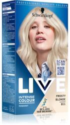 Schwarzkopf LIVE Intense Colour tartós hajfesték árnyalat B11 Frosty Blonde
