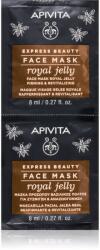 Apivita Express Beauty Anti-aging Face Mask Royal Jelly ревитализираща маска за лице със стягащ ефект 2x8ml