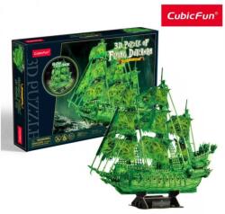 CubicFun 3D puzzle játék 360 darabos A bolygó hollandi éjszaka világítós - fluoreszkáló (3D-T4041)