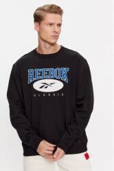 Reebok Férfi pulóver, Reebok, 302533770, Pamut/Újrahasznosított poliészter, S INTL, Fekete (0000302533770_S)