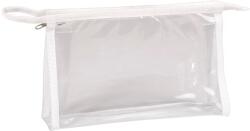 Clairefontaine lapos tolltartó műanyag, fújtatóval, cipzárral, 22x4x14 cm, Átlátszó (EMG8487C)