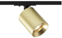 Rendl light studio DARIO egyfázisú áramkörös sínre szálcsiszolt sárgaréz 230V GU10 9W (R13872)