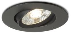 Rendl light studio NEFRIT DIMM süllyesztett lámpa fekete 230V LED 6W 36° 3000K (R14235)