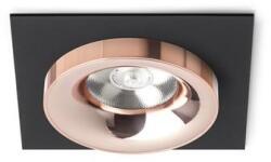 Rendl light studio SHARM SQ I süllyesztett lámpa fekete réz/réz 230V LED 10W 24° 3000K (R13253)