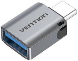 Vention Adapter szellőzőnyílás, USB-anya USB-C-hez, alumínium, szürke