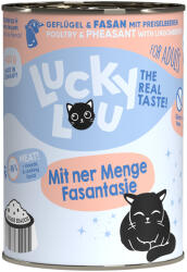 Lucky Lou 24x400g Lucky Lou Adult Szárnyas & fácán nedves macskatáp