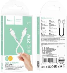 hoco. kábel X37 USB-C - Lightning PD 27W 0.5M Fehér