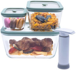 STATUS Viva 131201 4 darabos vákuumos üvegedény készlet, menta (STA 131201)