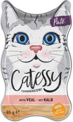 Catessy 36x35g Catessy tálcás paté borjú nedves macskatáp