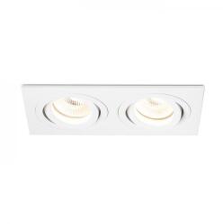 Rendl light studio PASADENA GU10 SQ II süllyesztett lámpa fehér 230V GU10 2x50W (R12713)