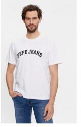 Pepe Jeans Férfi póló, Pepe Jeans, 303578794, Pamut, L INTL, Fehér (0000303578794_L)