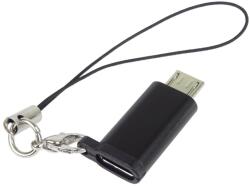 PremiumCord USB 2.0 Type C Micro USB Átalakító Fekete 3cm kur31-29 (kur31-29)