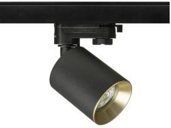 Rendl light studio DARIO háromfázisú áramkörös sínre fekete szálcsiszolt sárgaréz 230V GU10 9W (R13874)