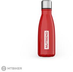 Nutrend rozsdamentes acél flakon 500 ml, piros