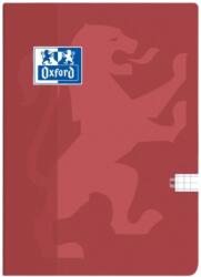 OXFORD Caiet Oxford A5, 48 file, 80g/mp, matematica, Motiv touch trend, Burgundi (400200257/BURGUNDI)
