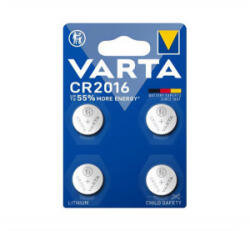 VARTA gombelem (CR2016, 3V, lítium) 4db/csomag (6016101404) (6016101404) - aqua