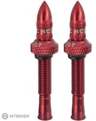 KCNC Tubeless Alloy tubeless szelepek, 38 mm, piros