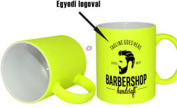 Bestsub Prémium logózott, fényképes neon bögre, egyedi grafikával 350 ml neonsárga (EU-B11WEH)