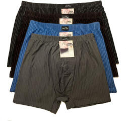 K&D Férfi alsónadrág csíkos K&D Flex Men Boxer Shorts 5XL=2XL, Vegyes szín