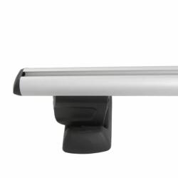  2 darabos alumínium tetőcsomagtartó készlet autóhoz, teljes hossza 135 cm, nyitási szélessége 127 cm, fix pontokkal a mennyezeten