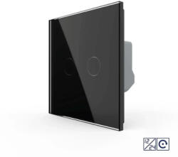 LIVOLO Intrerupator Dublu cu Revenire Contact Uscat si 12/24V cu Touch LIVOLO Negru (VL-FC2HC-2G-2B)