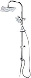 Duschy Easy set de duș perete cu duș de ploaie crom 459-90 (45990)