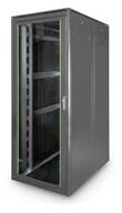 ASSMANN Rack Unique 19" 42U 2053x800x1200mm üvegajtós fekete álló rack szekrény (DN-19 42U-8/12-1B)