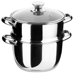 INOXIBAR rozsdamentes pároló fazék szett 28 x 24 cm, 18/10 rozsdamentes acélból Ecco Cristal Line (50261) - pepita