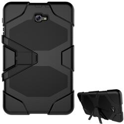 Gigapack Defender plastic telefon protector (impact mediu rezistent silicon interior, model fagure de miere, suport) BLACK GP-15160 (GP-15160)