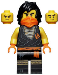 LEGO® Minifigurák Cole - Legacy, Orange Bandana njo0645 (njo0645)