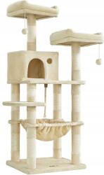 Feandrea macskatorony, bézs, 143cm magas, kaparófa (6955880393978)