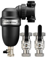 Fernox TF1 Sigma HP Filter iszapleválasztó, hőszivattyúkhoz, szelepekkel, 1 (62619)