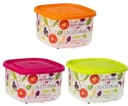 SOLMAZER IRIS Natural négyszögletes tál tetővel 4.200ml 162058-001 (162058-001)