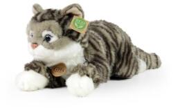 Rappa Plüss szürke cirmos macska 40 cm KÖRNYEZETBARÁT (RP221154)