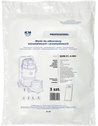 K&M Sac Aspirator Universal, K&M, 30 l, Hartie, 3 Bucati (DUSTBAG-QUNI31.A-MICRO-PAP-K&M)