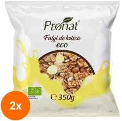 Pronat Foil Pack Set 2 x Fulgi de Hrisca BIO, 350 g, Pronat