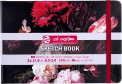 Talens Art Creation 9314255M Vázlatfüzet 80 14, 8 x 21 cm 140 g Flowers (9314255M)