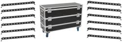 EUROLITE Set 12x LED BAR-12 QCL RGBA Bar + Case L