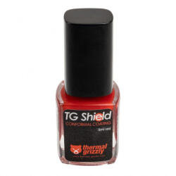 Thermal Grizzly Защитен лак Thermal Grizzly Shield, 5ml, червен - TG-ASH-050-RT (TG-ASH-050-RT)