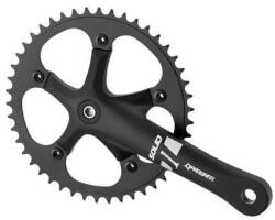 Prowheel Solid 244T-F négyszögtengelyes hajtómű, 44T, 1s, 170 mm, alumínium, fekete